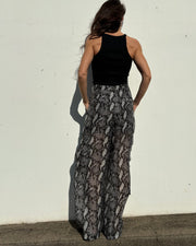 Pantalon cargo a imprimé