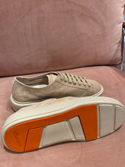 Sneaker en daim beige pour femme