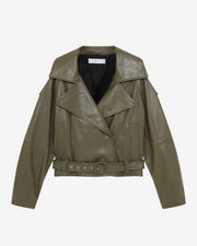 VESTE TRENCH EN CUIR