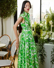 Robe chemisier imprimé fleuri