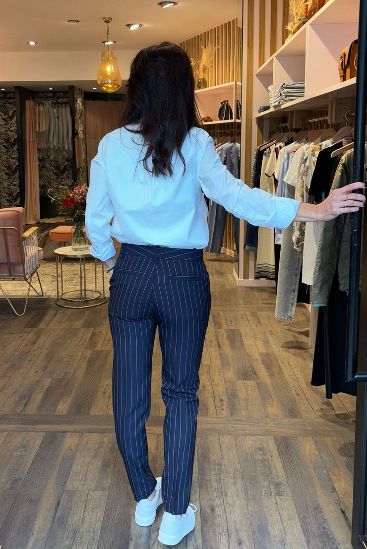 Pantalon roxy à rayures tennis marine