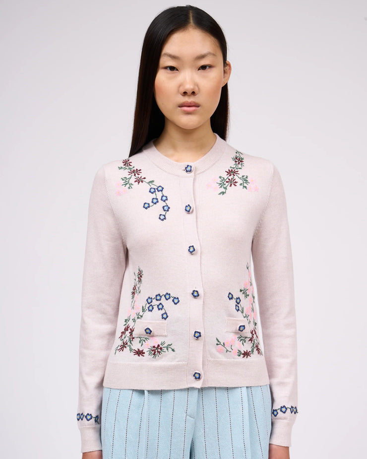 Cardigan brodé