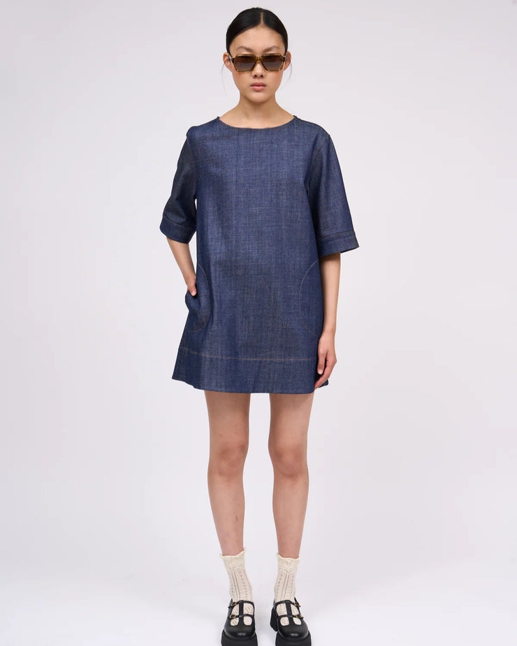 Robe courte ample