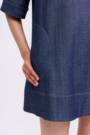 Robe courte ample