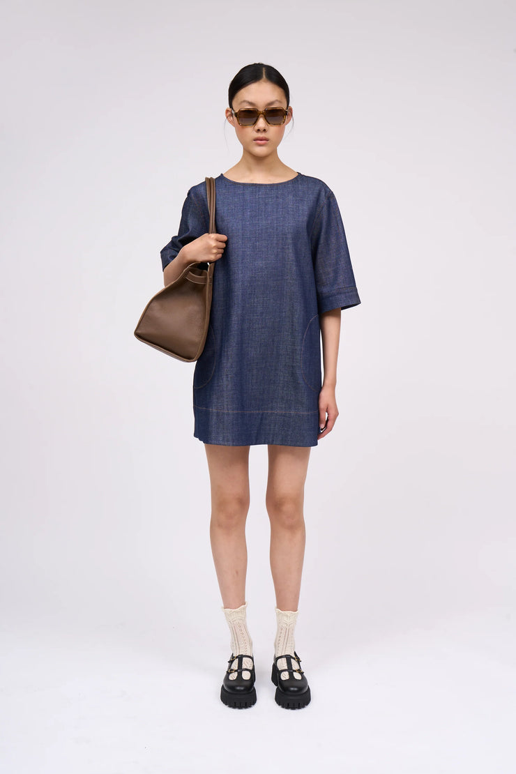 Robe courte ample