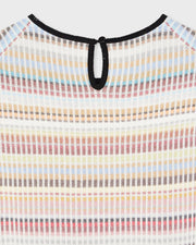 T-Shirt Femme 'Signature Stripe' en Coton