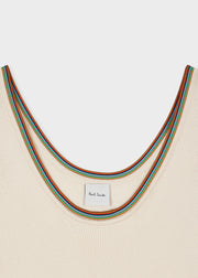 Débardeur bordure « signature stripe » en maille