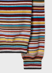 Pull Femme 'Signature Stripe' à Col Roulé