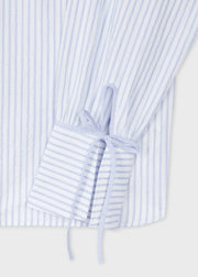 Blouse motif « Pinstripe » en Seersucker