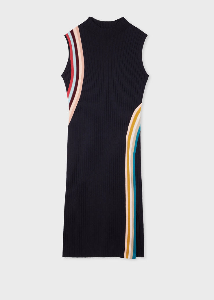 Robe longue marine