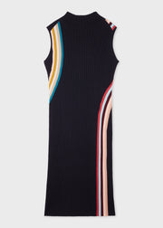 Robe longue marine