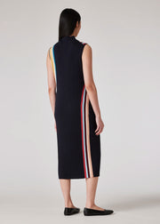Robe longue marine
