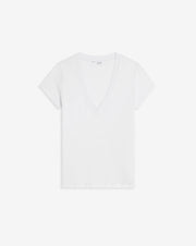 Tee Shirt en lin col V