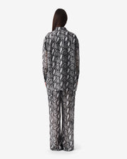 Chemise longue à imprimé