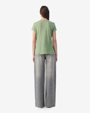 Tee Shirt en lin col V