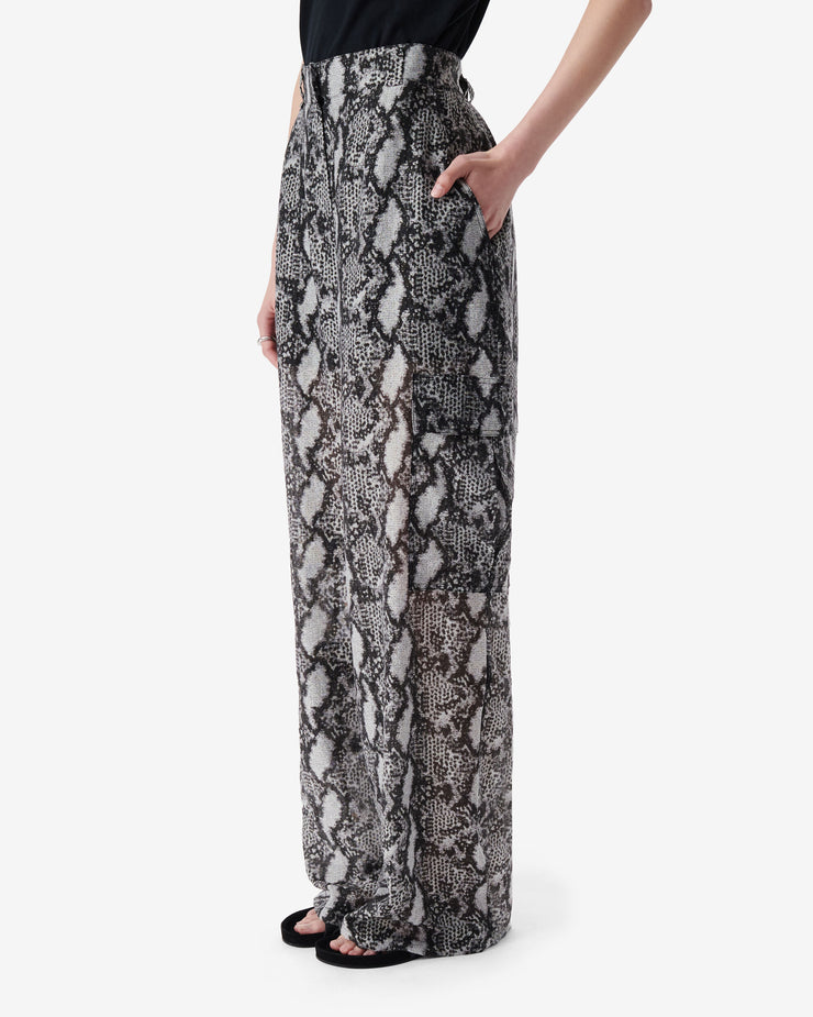 Pantalon cargo a imprimé