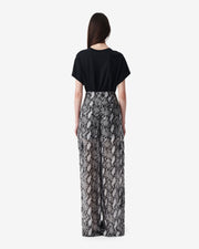 Pantalon cargo a imprimé