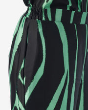 Pantalon droit en soie