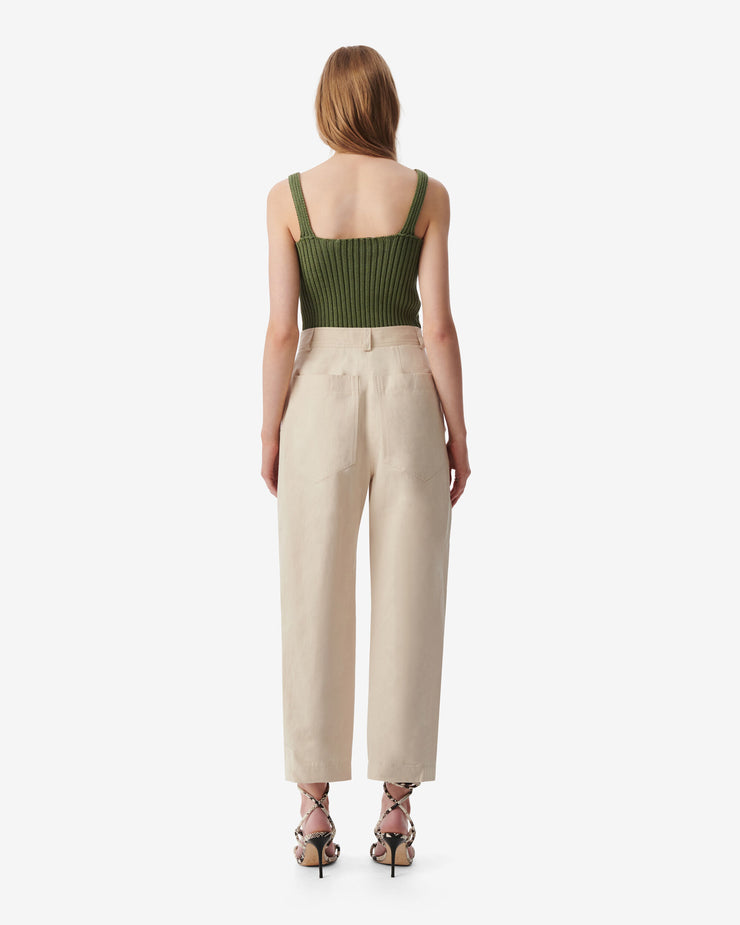 Pantalon taille haute
