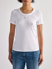 Tee-shirt en jersey côtelé